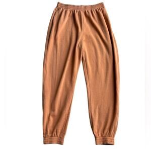 PINK Victoria's Secret Orange Track Pants Relaxed Fit